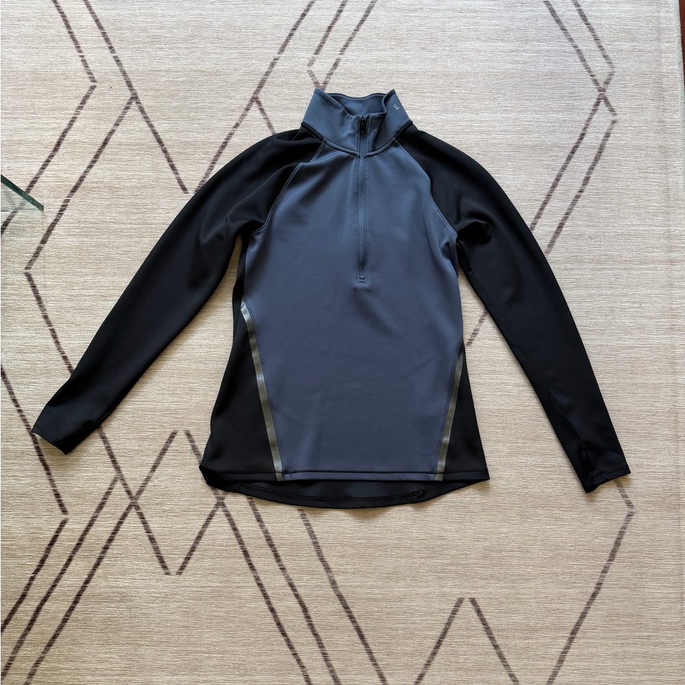 Under Armor Black and Blue Long Sleeve Athletic Top